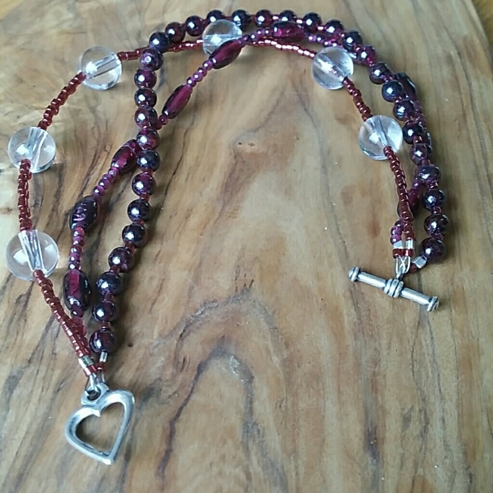 NWOT Garnet Bracelet